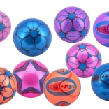 Kolorowa dmuchana piłka gumowa 23 cm w siateczce – mix kolorów