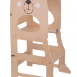 Wieża edukacyjna dla dzieci 3 w 1 Miś