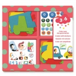 Zestaw naklejek Urocze autka