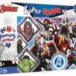 Puzzle 104 elementy XL Super Shape – Twoi ulubieni Avengers