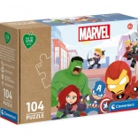 Puzzle CLEMENTONI Play for Future Marvel Avengers 104 elementy
