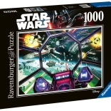 Ravensburger puzzle STAR WARS: kokpit TIE Fighter 1000 elementów