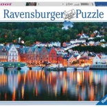 Puzzle Ravensburger Bergen Norwegia 1000 elementów