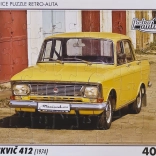 Retro Puzzle Moskwicz 412 (1974) - 40 elementów