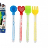 Płyn do baniek z narzędziami na piasek dla dzieci - 4 rodzaje