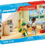 Zestaw figurek Pediatra z pluszowym misiem