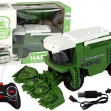 Zielony zdalnie sterowany kombajn T5