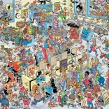 Puzzle U fryzjera 1000 elementów od Jana van Haasterena
