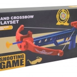 Łuk ze strzałami i tarczą dla dzieci