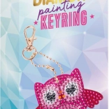 Sowa Naszyjnik z Malowaniem Diamentowym