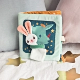 Tekstylna książeczka aktywizująca Lilliputiens smoczek Joe i jego przytulanka