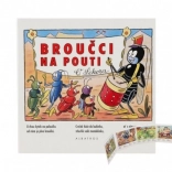 Książeczka harmonijkowa Żuczki na jarmarku 15,5 × 15 cm