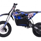 elektryczny mini motocykl pit bike niebieski 1000 W