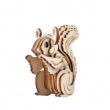 Woodcraft drewniane puzzle 3D – wiewiórka