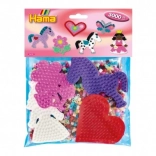 Koraliki do prasowania HAMA Midi – 3000 szt. i 4 podkładki