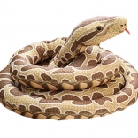 Pluszowy wąż brązowy 400 cm