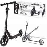 EVO hulajnoga Flexi Max 200 czarna ze stojakiem i paskiem 8+