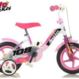 Dziecięcy rowerek 10" Dino Bikes Girl różowy
