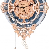 3D drewniane mechaniczne puzzle – zegar ścienny ROBO TIME