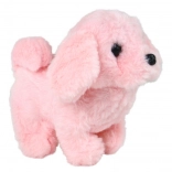 Interaktywny chodzący piesek różowy – szczeka i merda ogonem