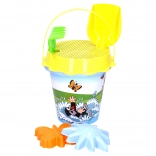 zestaw do piasku Krecik 1,5 l niebieski