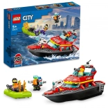 LEGO City 60373 Strażacka łódź ratunkowa i motorówka