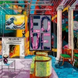 Puzzle 1000 elementów Pokój z falą