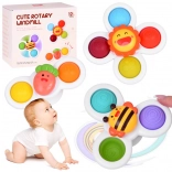 Senzoe Fidget Spinner z przyssawką 3 szt.