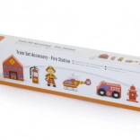 Viga Drewniany zestaw Strażacka stacja