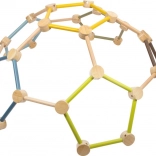 small foot kopuła do wspinaczki adventure – drewniana drabinka dla dzieci