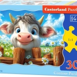 Castorland puzzle Piękna krówka 30 elementów