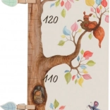 Goki drewniany wzrostomierz Na polanie