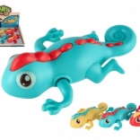 Plastowy kameleon na nakręcanie do wody dla dzieci