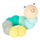 Zabawka motoryczna Gąsienica Turkusowa