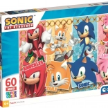 Clementoni puzzle jeż Sonic MAXI 60 elementów
