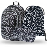 Baagl szkolny zestaw Core Element – plecak, piórnik i worek