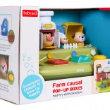 Interaktywna wyskakująca farma ze zwierzątkami dla najmłodszych