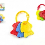 Grzechotka klucze dla niemowląt – kolorowy zestaw breloków