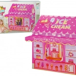 Namiot dla Księżniczki Lodowy Sklep Różowy Światełka Gwiazdki