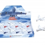 Metalowy samolot z napędem typu pull-back 14 cm