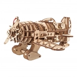 Drewniane mechaniczne puzzle Samolot Mad Hornet 3D od Ugears