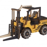 Drewniane puzzle 3D wózek widłowy