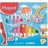 Flamastry MAPED Color'Peps Early Age Jumbo, 24 szt.