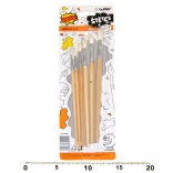 Zestaw okrągłych pędzli do malowania 1–6