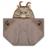 Ciepły koc z kapturem i kieszeniami w kształcie łap Cozy Noxxiez