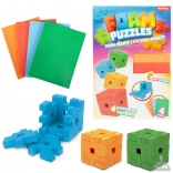 Zestaw konstrukcyjny 3D Piankowe Klocki w Pudełku