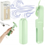 Mini przenośny składany USB wentylator zielony