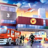 Puzzle 70 elementów – remiza strażacka
