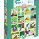DJECO puzzle Trzy świnki 35 elementów