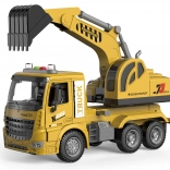 Koparka budowlana na napęd bezwładnościowy ze światłem i dźwiękiem 28 cm